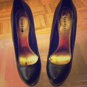 Bebe black stilettos